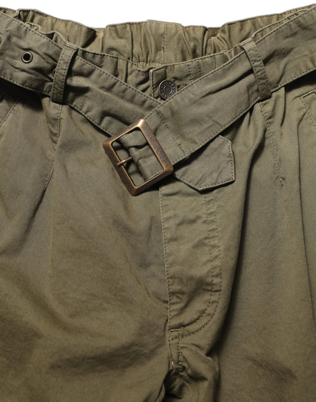 Dolce & Gabbana Olive Green High Waist Cargo Trouser Pants