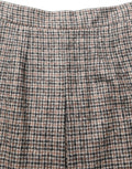 Dolce & Gabbana Brown Tweed High Waist A-line Mini Skirt