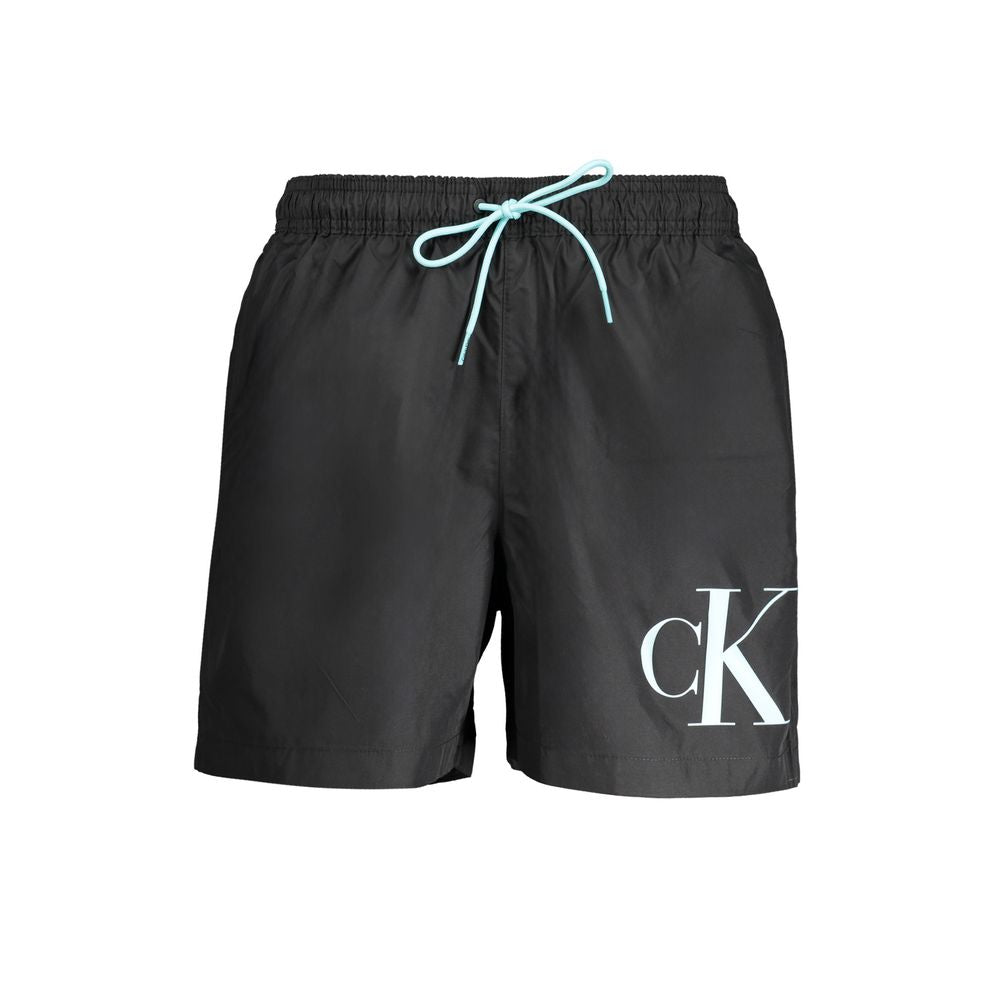 Calvin Klein Black Polyester Men's Swimwear