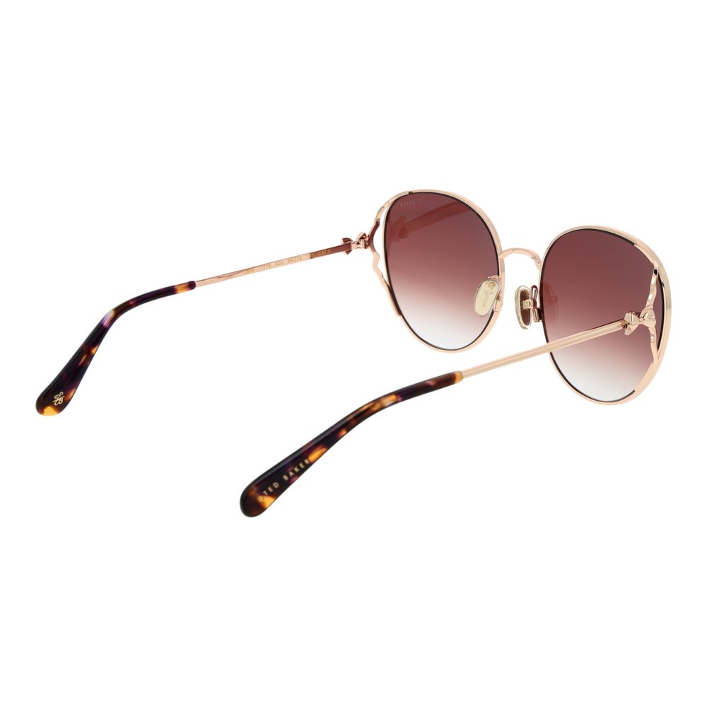 Ted Baker Rose Gold Metal Sunglasses