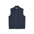Herno Blue Linen Sleeveless Jacket