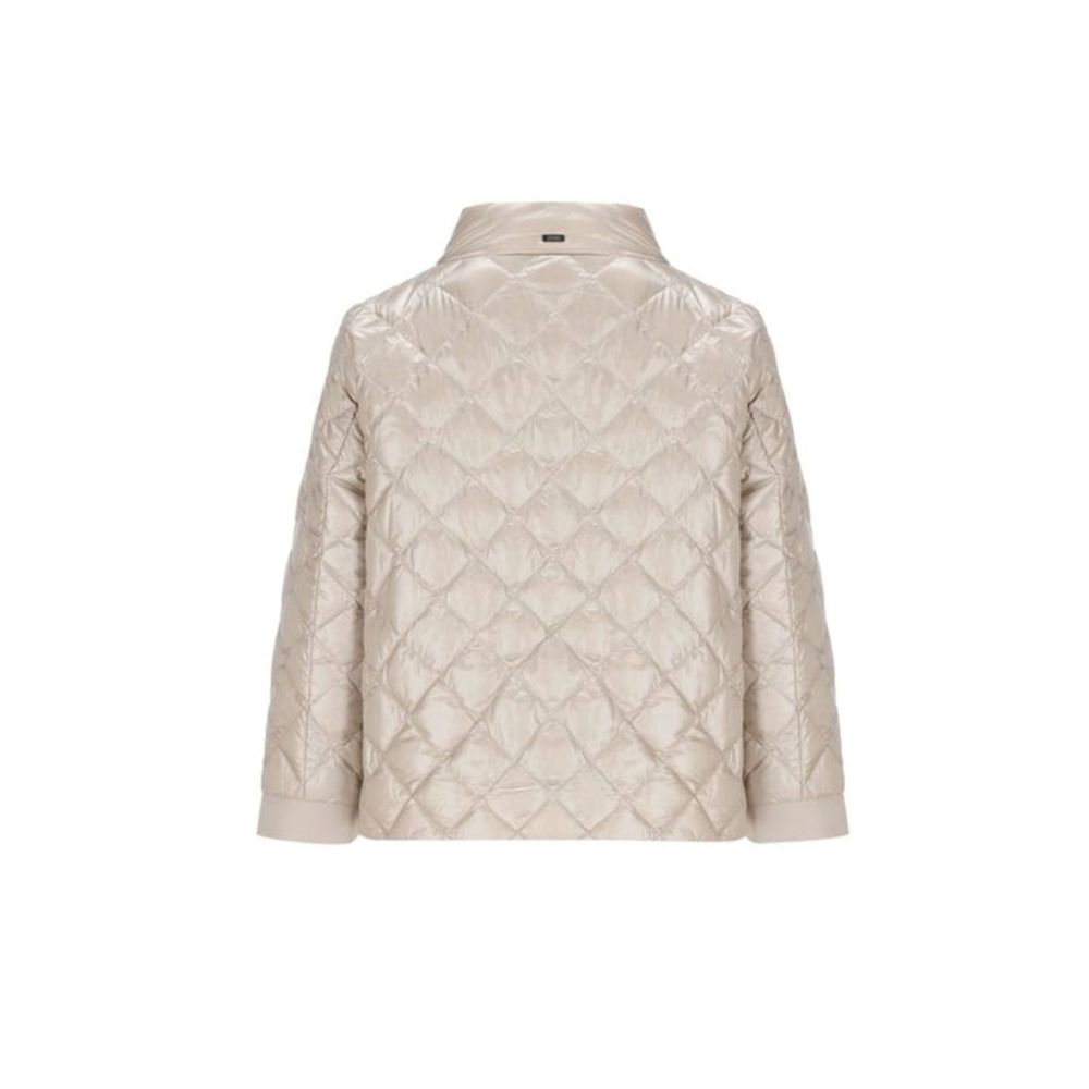 Herno Beige Polyamide Full-Length Jacket