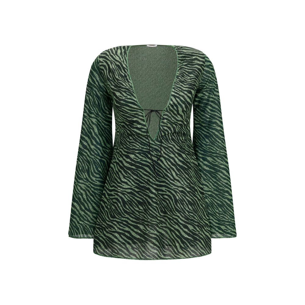 Oséree Bicolor Polyamide Casual Dress