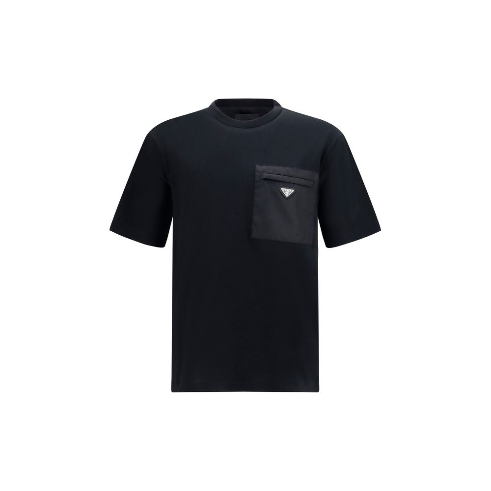 Prada Black Cotton T-Shirt