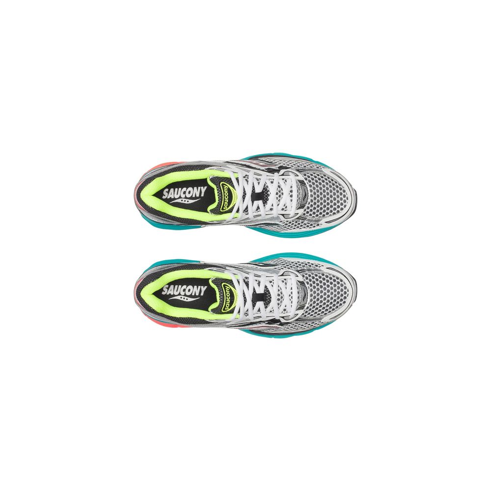Saucony Silver Synthetic Athletic Sneakers