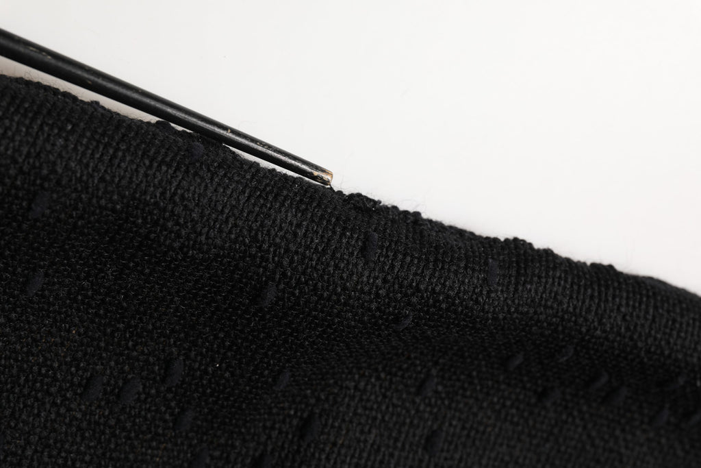 Dolce & Gabbana Black High Waist Pencil Cut Knee Length Skirt