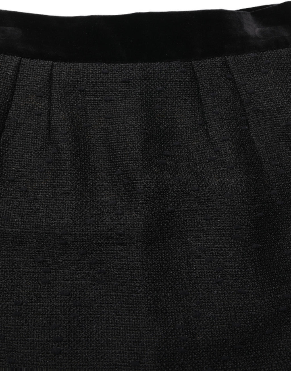 Dolce & Gabbana Black High Waist Pencil Cut Knee Length Skirt
