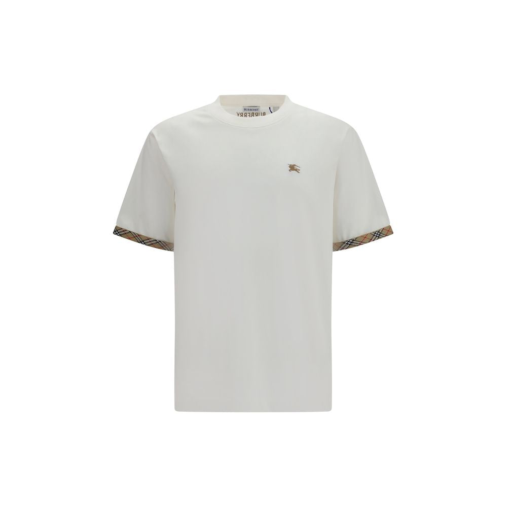 Burberry White Cotton T-Shirt