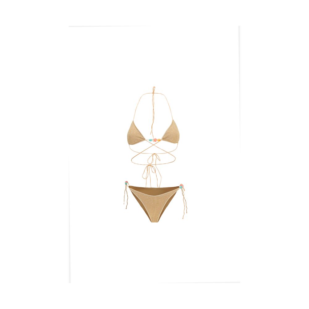 Oséree Gold Polyamide Bikini