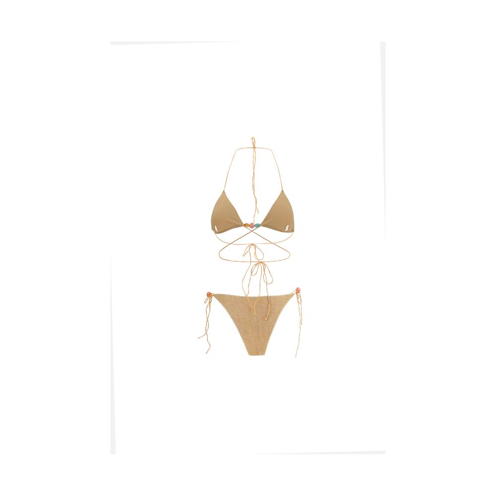 Oséree Gold Polyamide Bikini