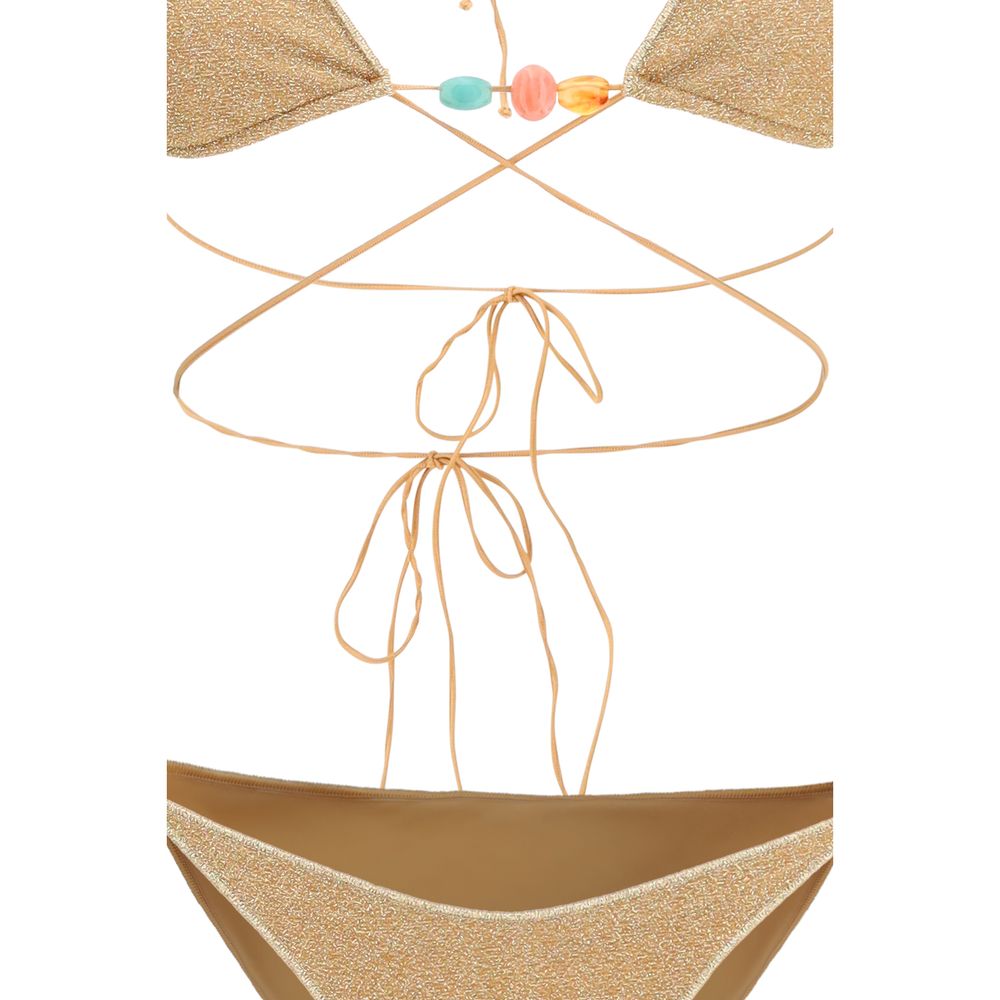 Oséree Gold Polyamide Bikini
