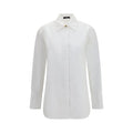 Balmain White Cotton Dress Shirt