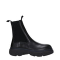 Burberry Black Leather Ankle Boots