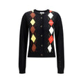 Ganni Black Cotton Cardigan