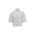 Brunello Cucinelli White Cotton Polo Shirt
