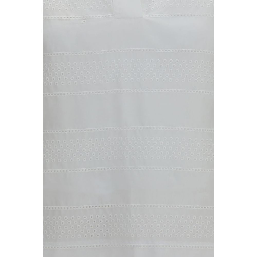Brunello Cucinelli White Cotton Polo Shirt