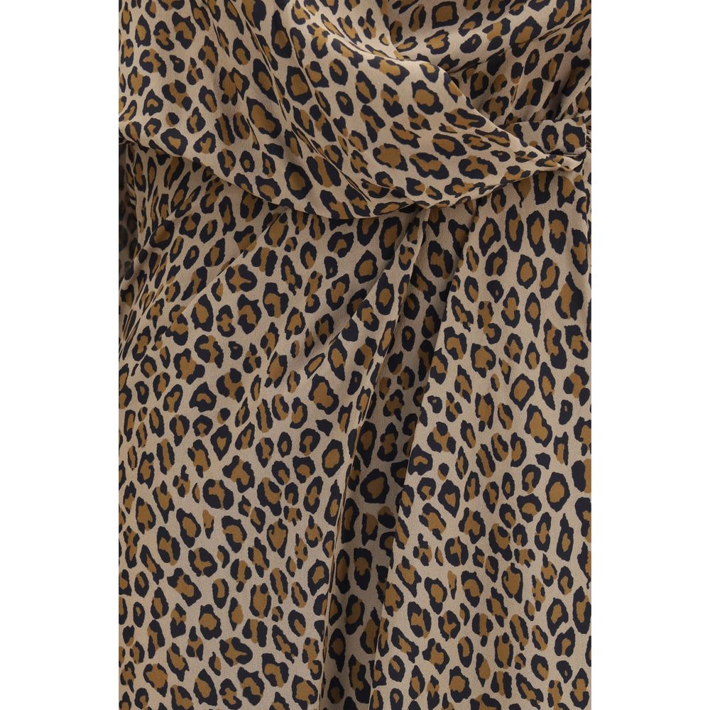 SA SU PHI Beige Silk Long Dress