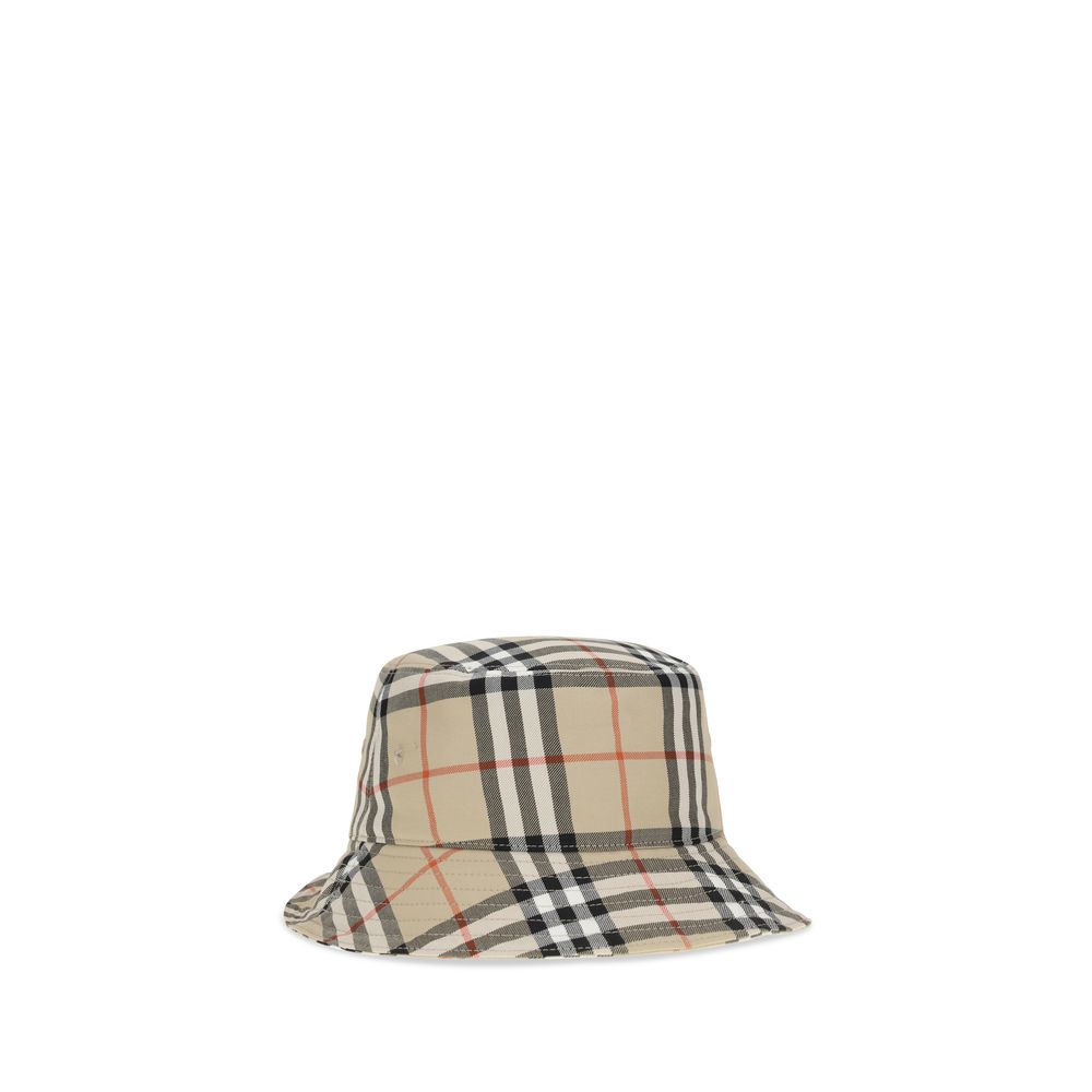 Burberry Beige Cotton Bucket Hat
