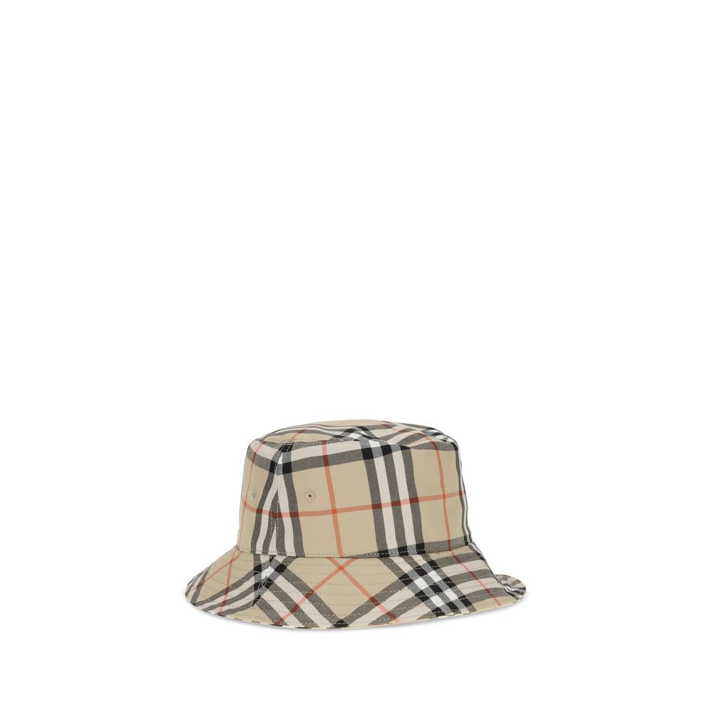 Burberry Beige Cotton Bucket Hat