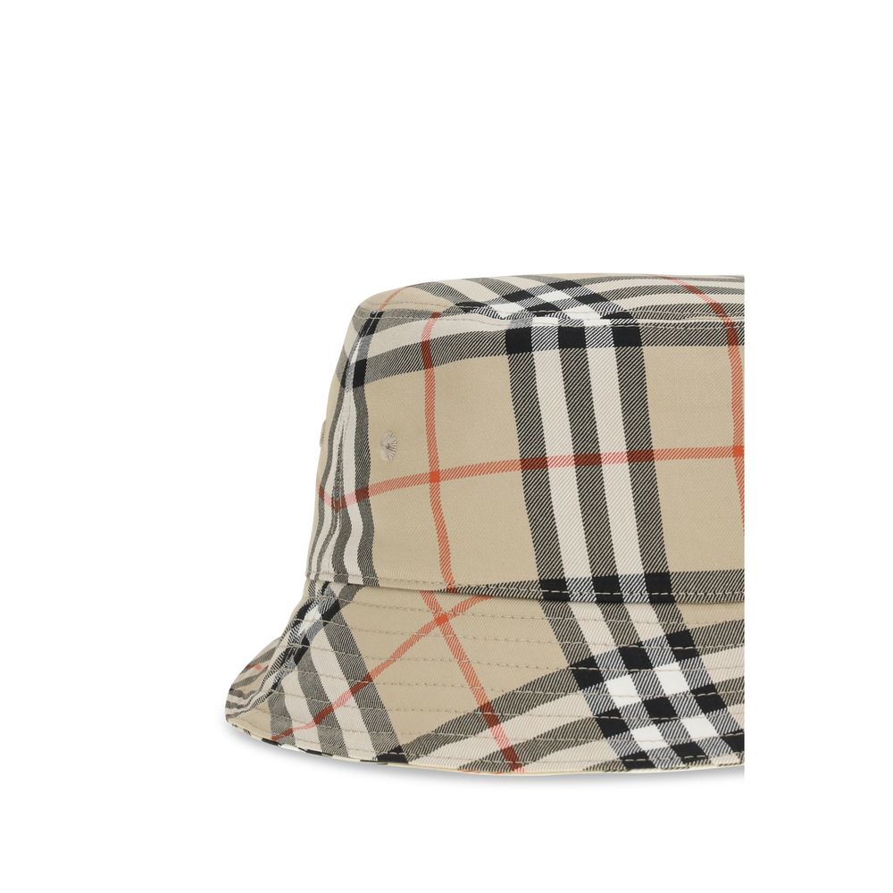 Burberry Beige Cotton Bucket Hat