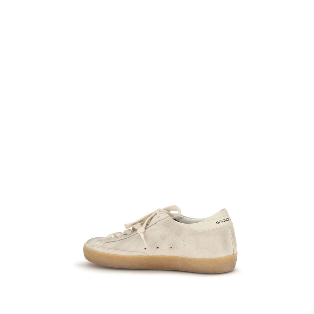 Golden Goose Beige Calf Leather Bos Taurus Sneakers