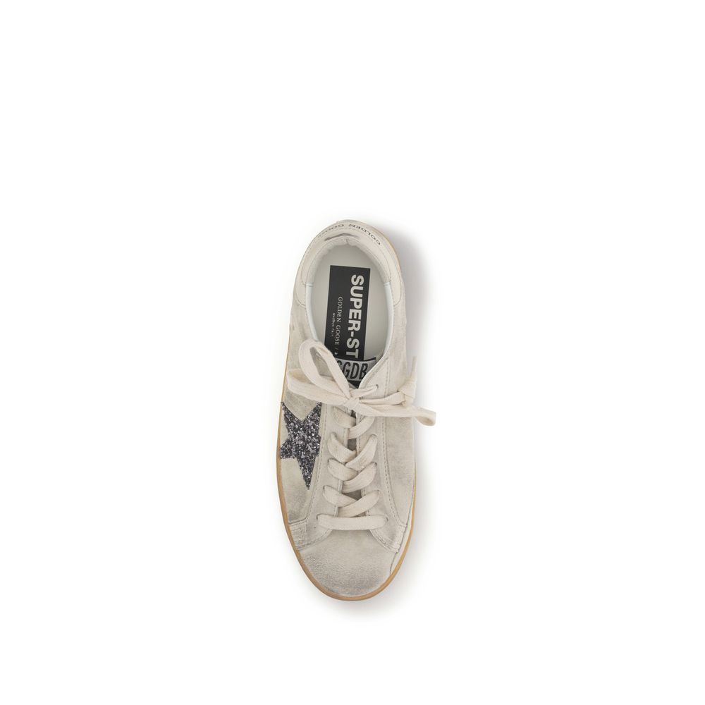 Golden Goose Beige Calf Leather Bos Taurus Sneakers