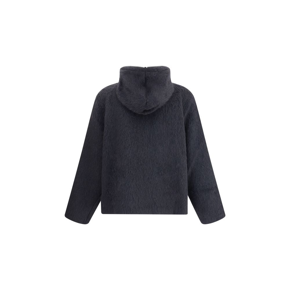Our Legacy Black Wool Oves Aries Full-Length Jacket