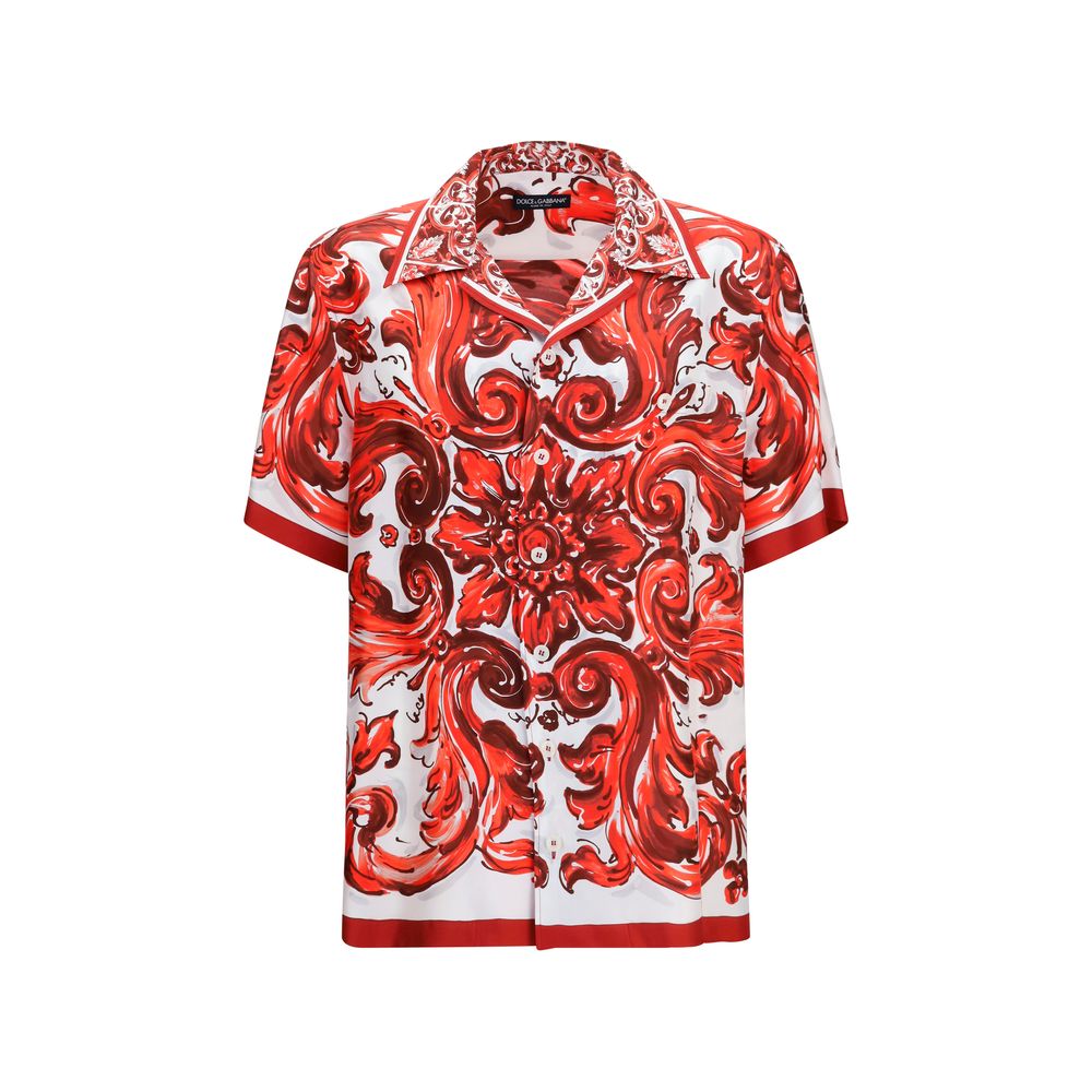 Dolce & Gabbana Multicolor Silk Pattern Shirt
