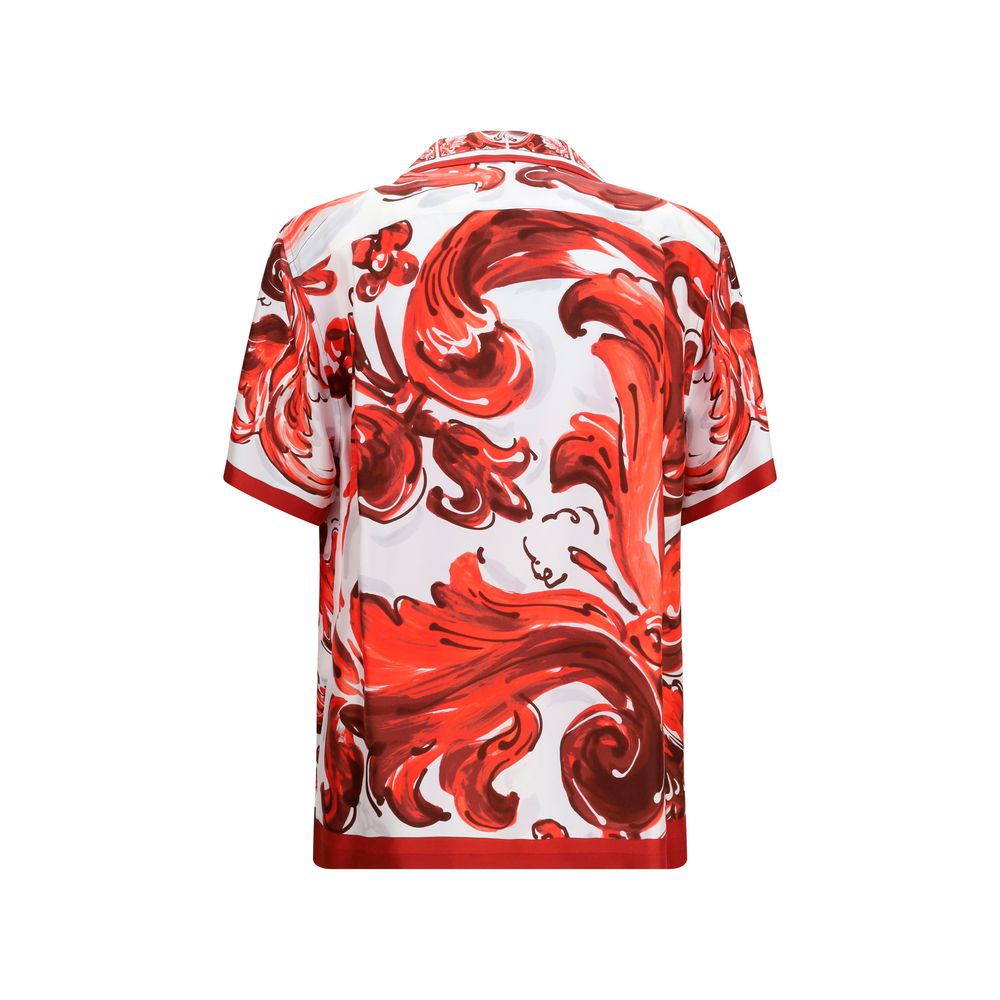 Dolce & Gabbana Multicolor Silk Pattern Shirt