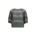 Brunello Cucinelli Bicolor Cotton Sweatshirt