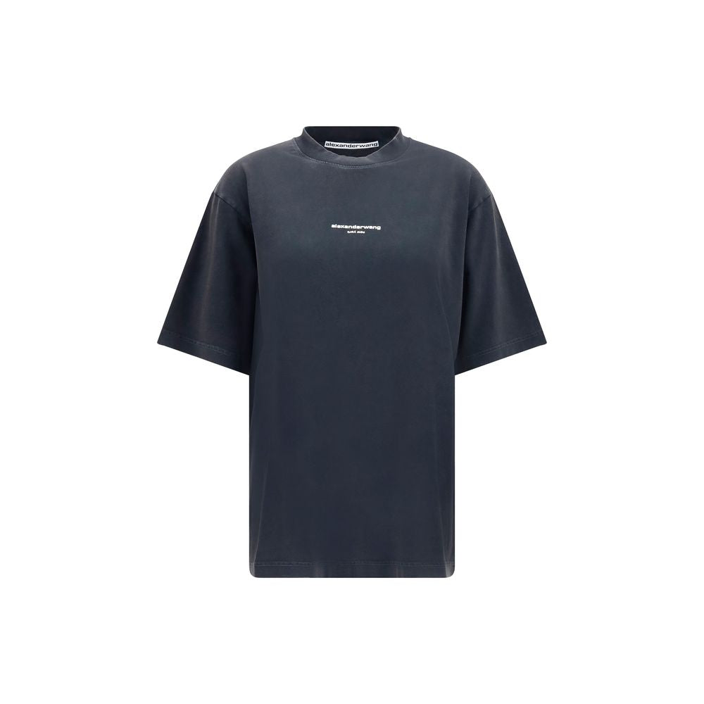 Alexander Wang Gray Cotton T-Shirt