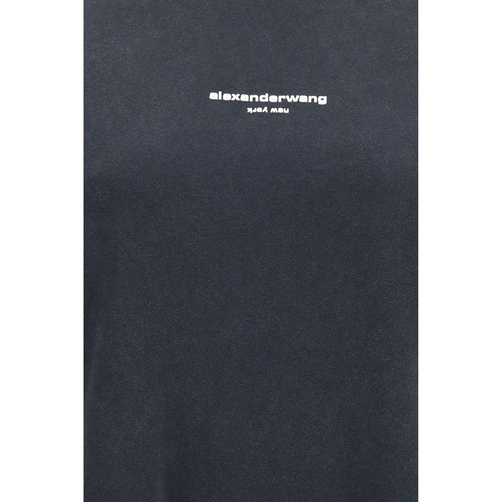 Alexander Wang Gray Cotton T-Shirt