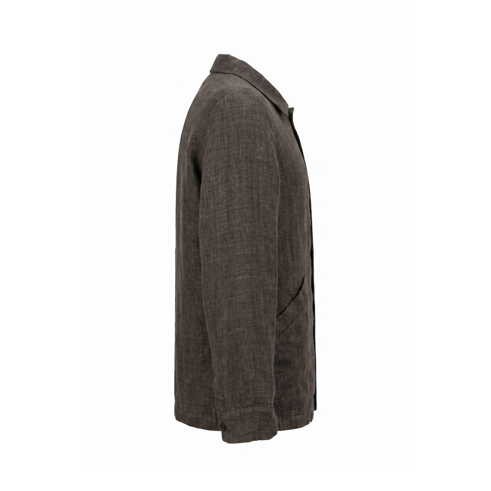Malo Grey Linen Men's Jacket