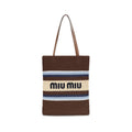 Miu Miu Multicolor Recycled Cotton Shoulder Bag