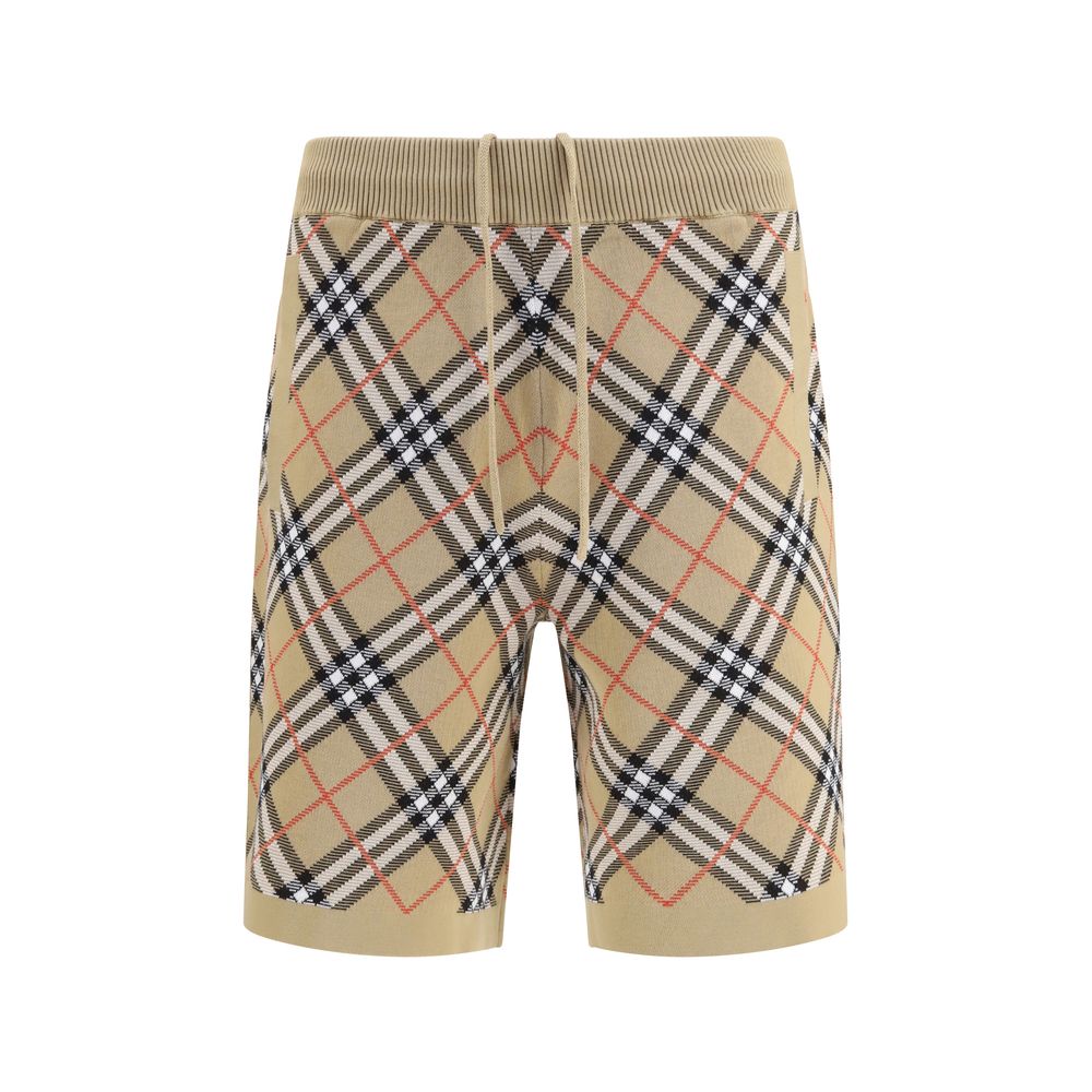 Burberry Beige Cotton Bermuda Shorts