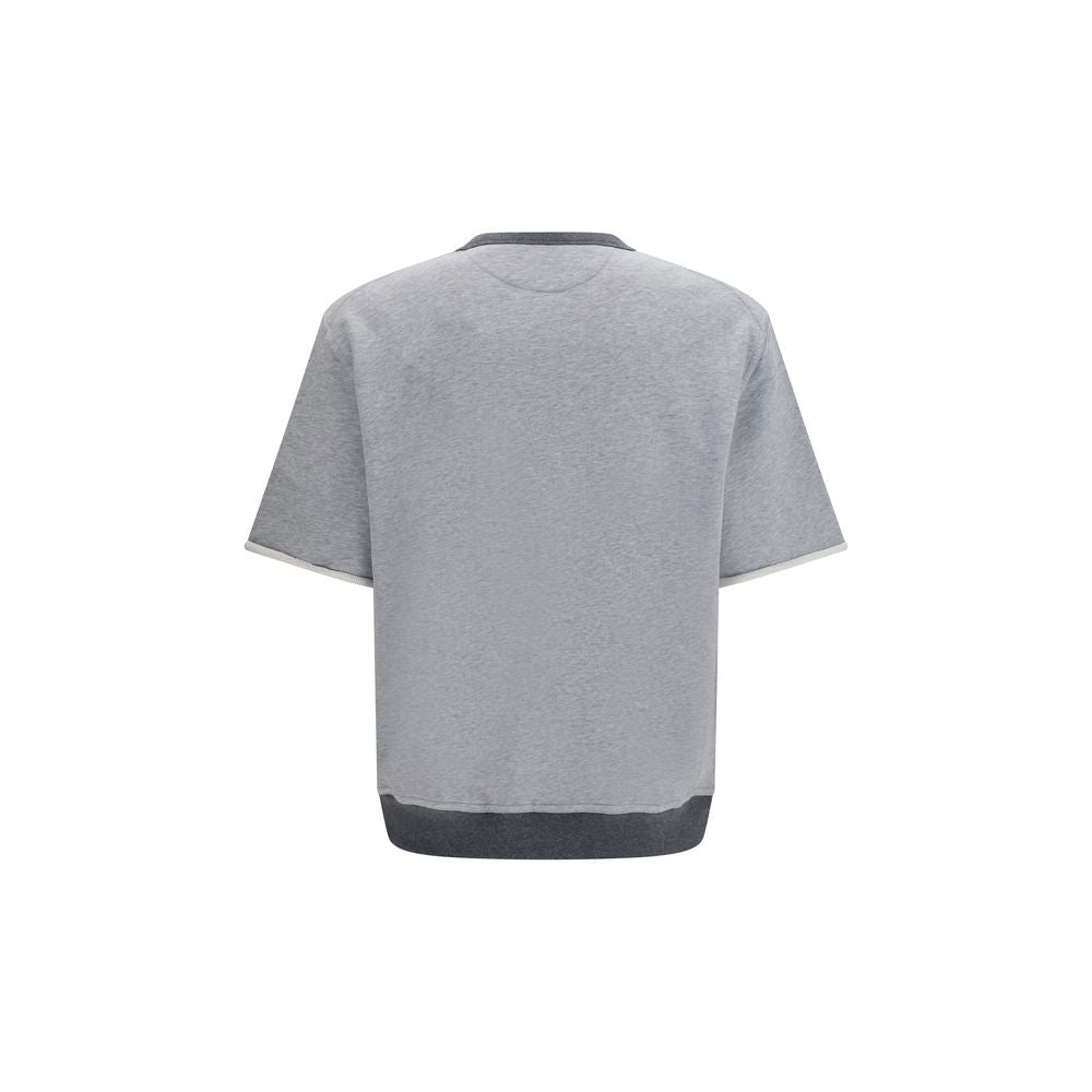 Brunello Cucinelli Gray Cotton Sportswear