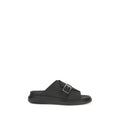 Alexander McQueen Black Polyurethane Sandals