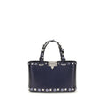 Valentino Garavani Black Calf Leather Bos Taurus Handbag