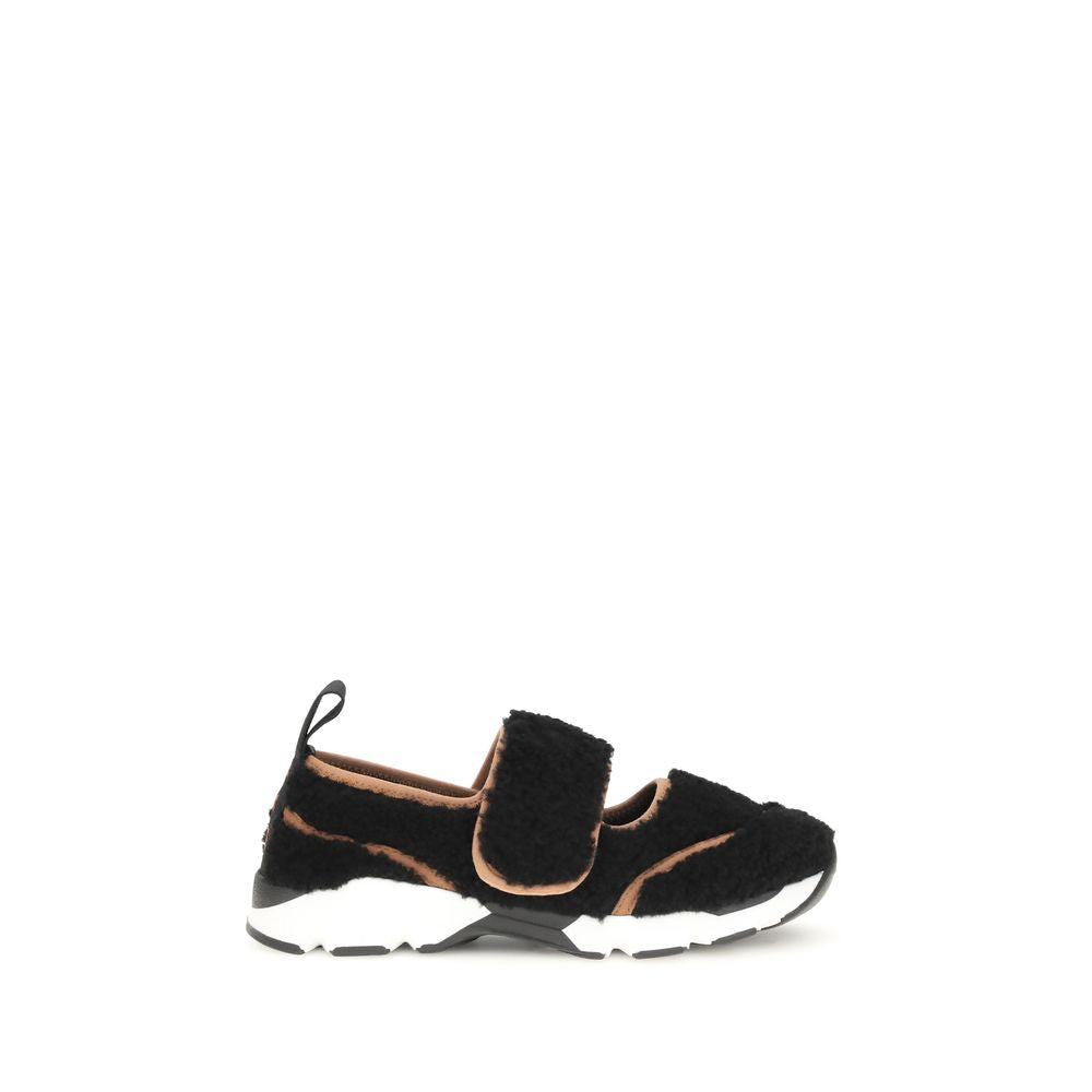 Marni Black Polyamide Athletic Sneakers
