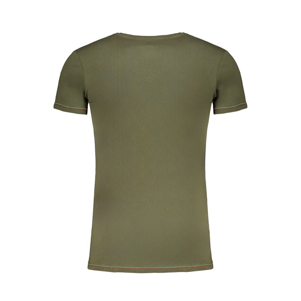 Aeronautica Militare Verde Cotton Men's T-Shirt