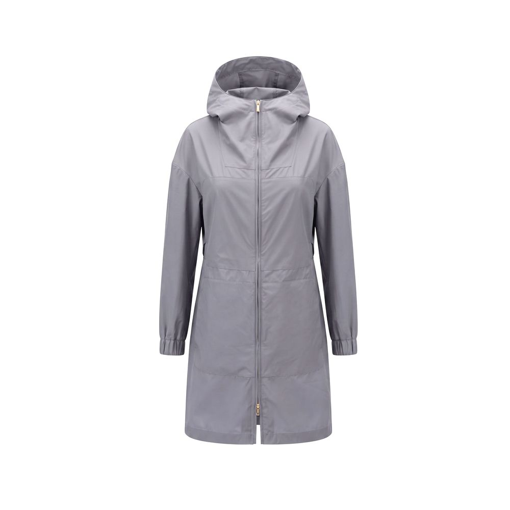 Malo Grey Silk Women Jacket