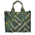 Burberry Green Fabric Handbag