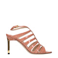 Tom Ford Pink Leather Stiletto Heel Sandals