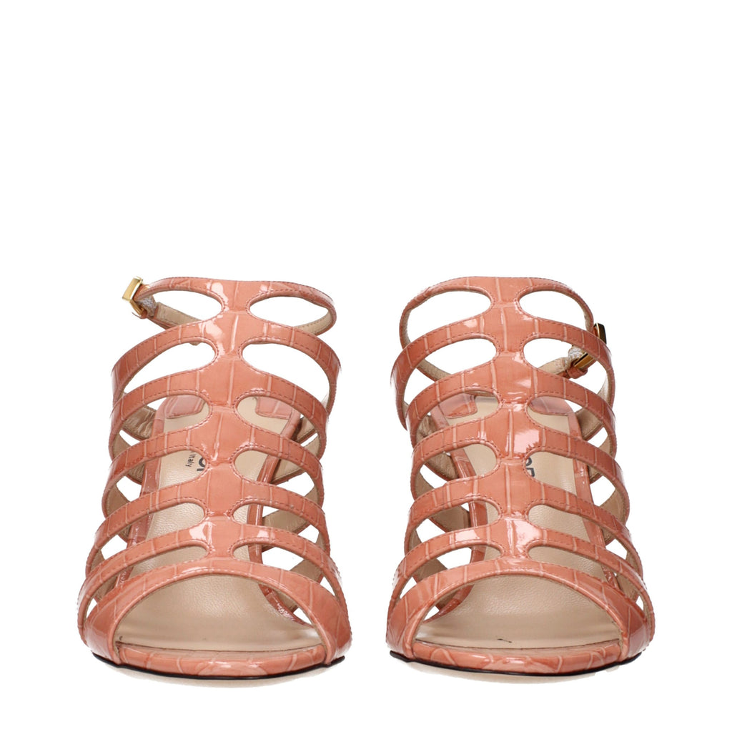Tom Ford Pink Leather Stiletto Heel Sandals