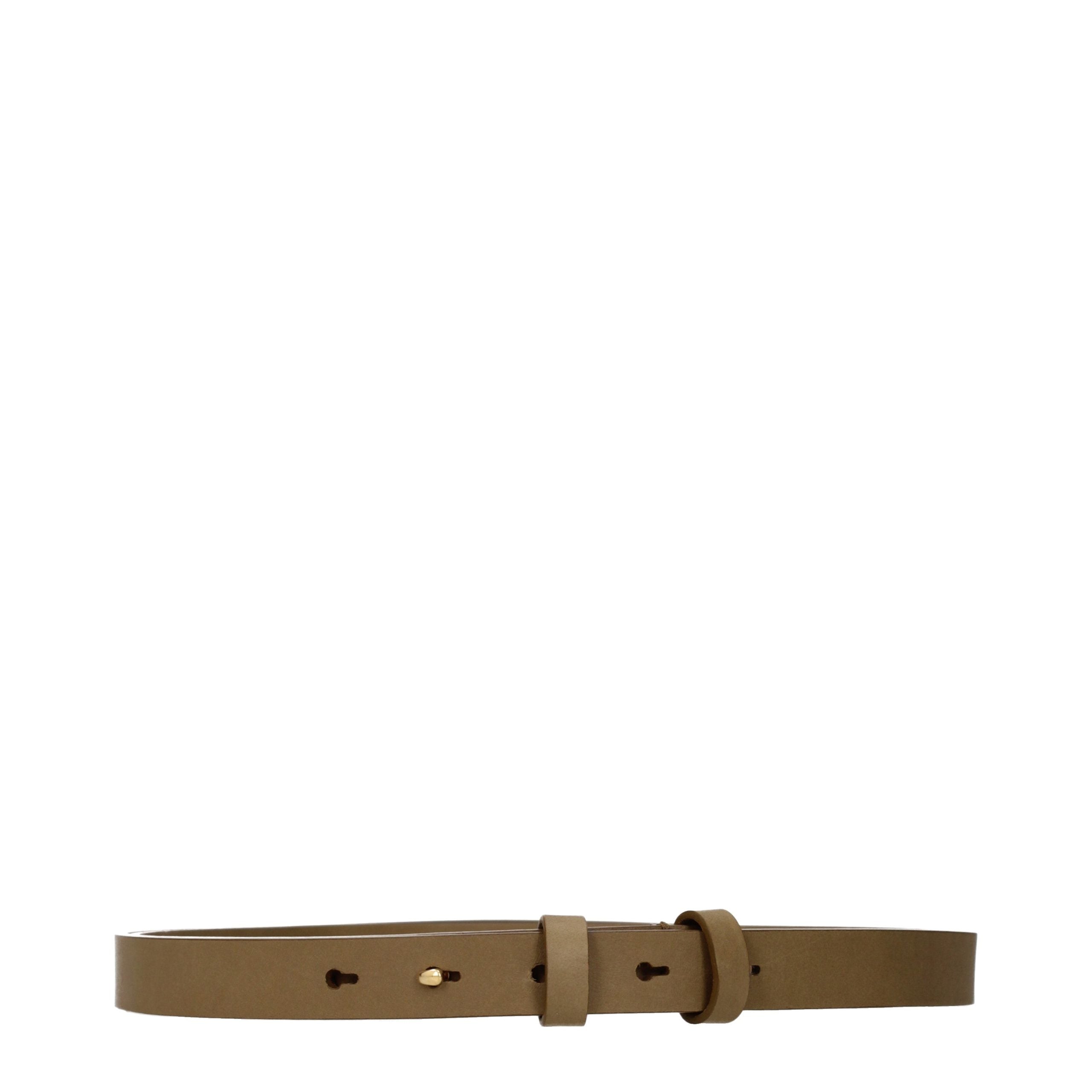 Burberry Brown Leather Regular Belt