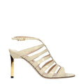 Tom Ford Beige Leather Stiletto Heel Sandals
