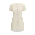 Self-Portrait Beige Polyester Casual Dress