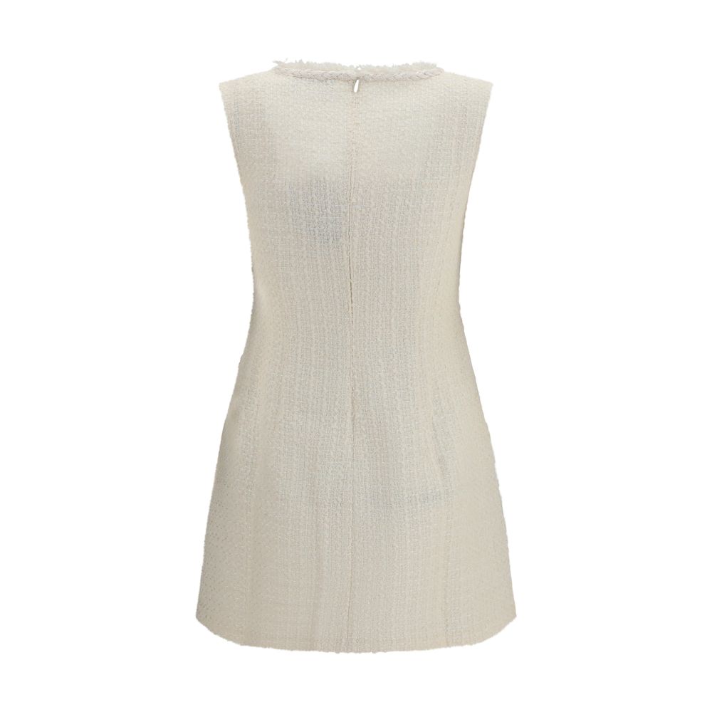 Self-Portrait Beige Polyamide Casual Dress