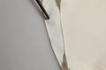 Dolce & Gabbana Off White Silk Straight Wide Leg Trouser Pants
