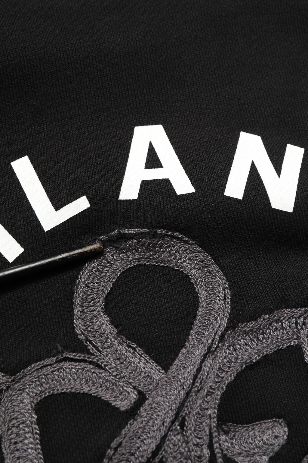 Dolce & Gabbana Black Cotton Milano1984 Print Hoodie Sweater